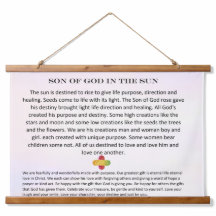Le Fils de Dieu au soleil