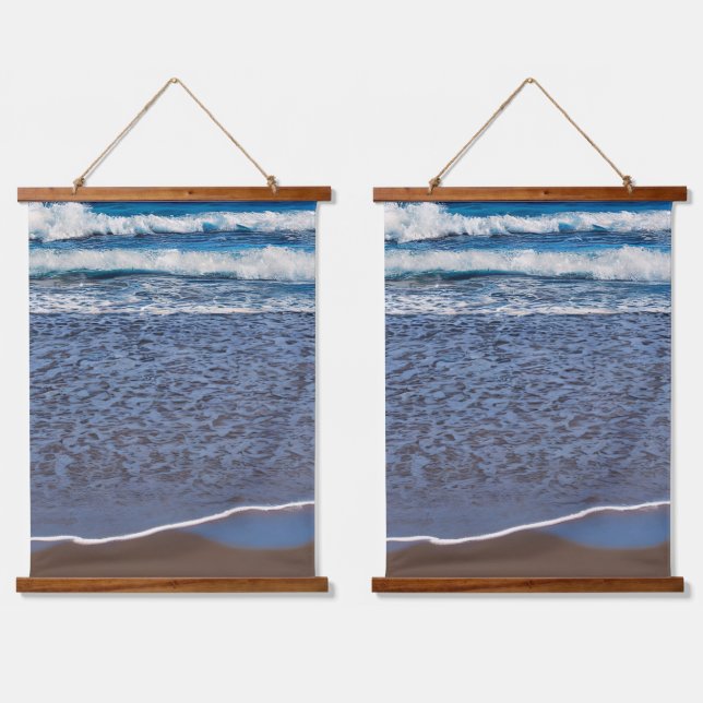 Tapisserie Suspendue Le littoral de Ocean Wave Beach (Double)