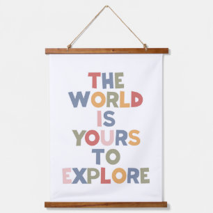 Tapisserie Suspendue Le Monde Est À Vous D'Explorer
