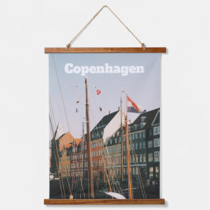 Tapisserie Suspendue Le Nyhavn emblématique, Copenhague, Danemark