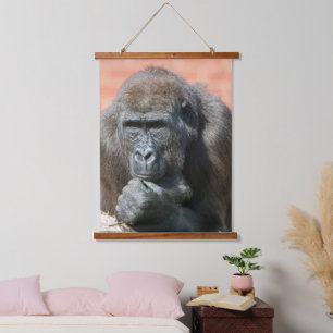 Tapisserie Suspendue Le temps de Gorilla pour se détendre