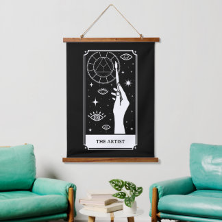 Tapisserie Suspendue le texte personnalisable ARTIST TAROT CARD