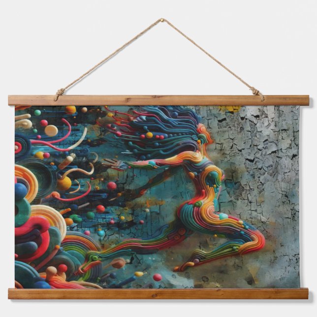Tapisserie Suspendue Leap (Devant)