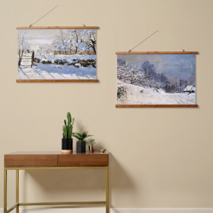 Tapisserie Suspendue Les célèbres peintures de paysages hivernaux de Mo