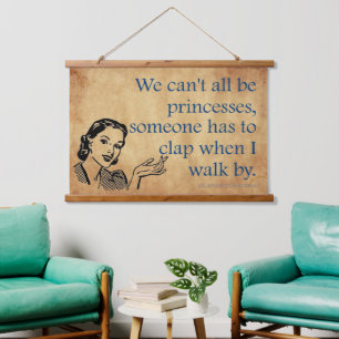 Tapisserie Suspendue Les princesses de SlipperyJoe applaudissent affich