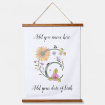 Lettre C personnalisable