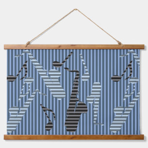 Tapisserie Suspendue Lignes de saxophone