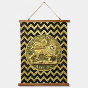 Tapisserie Suspendue Lion de Judah Jah Rastafari Rasta Roots