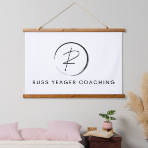 Tapisserie Suspendue Logo de signature de coaching Russ Yeager
