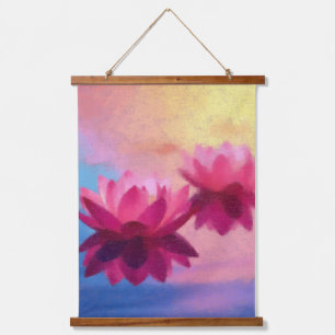 Tapisserie Suspendue Lotus Vibrant