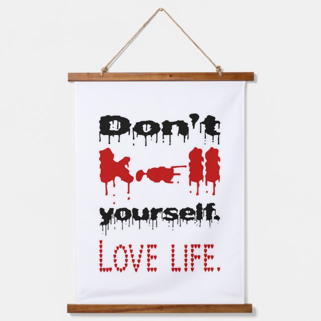 Tapisserie Suspendue Love Life (Recto)