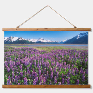 Tapisserie Suspendue Lupines en fleur   Kenai Mountains, Alaska