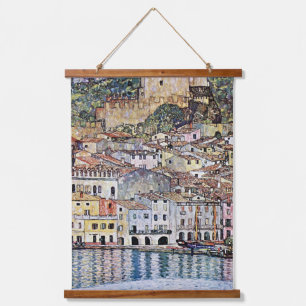 Tapisserie Suspendue Malcesine au lac de Garde, Gustav Klimt