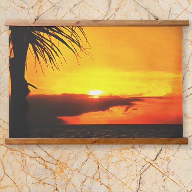 Tapisserie Suspendue Malecon Sunset 2441 (Créateur téléchargé)