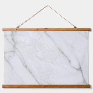 Tapisserie Suspendue Marbre Blanc