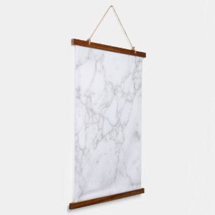 Tapisserie Suspendue Marbre Blanc