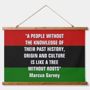 Tapisserie Suspendue Marcus Garvey TREE SANS RACINE Pan African
