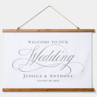 Mariage de calligraphie simple et élégant Affiche 