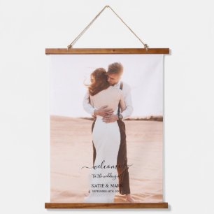 Tapisserie Suspendue Mariage de script mariage de la mémoire photo Love