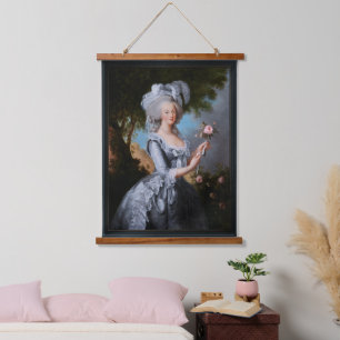 Tapisserie Suspendue Marie Antoinette avec une rose