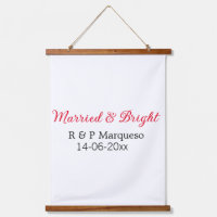 Marié & lumineux ajouter nom de couple mariage ajo