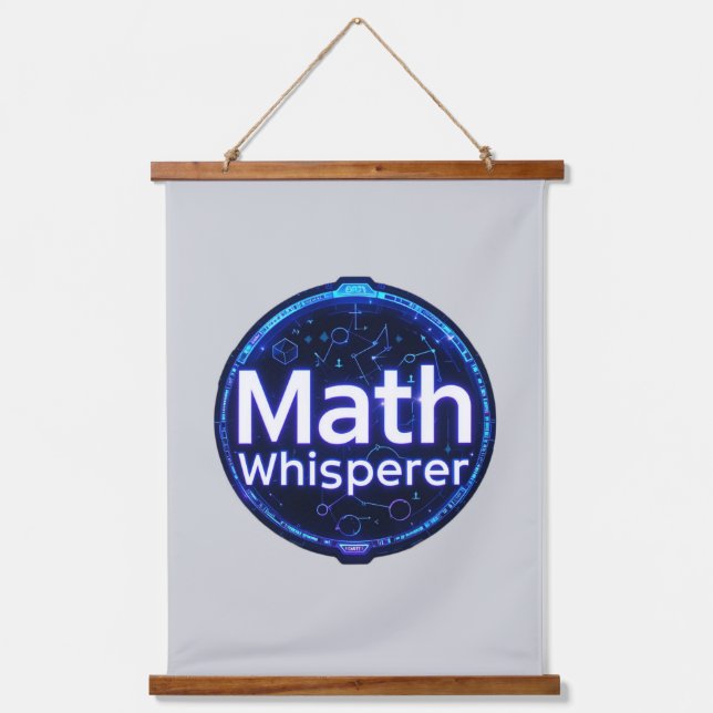 Tapisserie Suspendue Math Teacher Math Whisperer (Recto)
