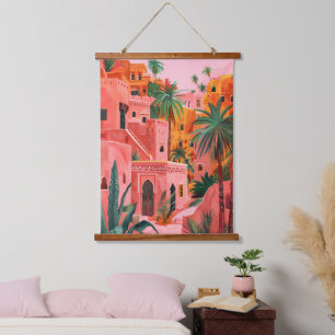 Tapisserie Suspendue Médina Dreams : L'art pétrolier marocain