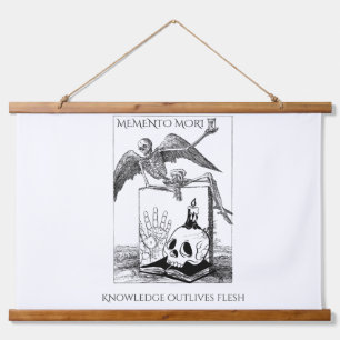 Tapisserie Suspendue memento mori dark academia