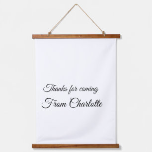 Tapisserie Suspendue merci de venir ajouter un message texte