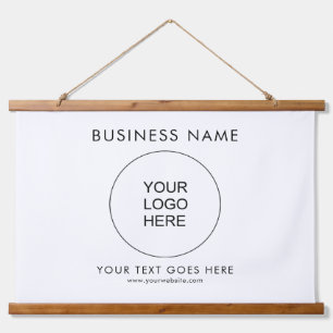 Tapisserie Suspendue Modèle personnalisable Ajouter votre logo professi