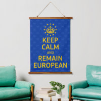Moderne Jaune Bleu Garder calme Couronne Europe Ve