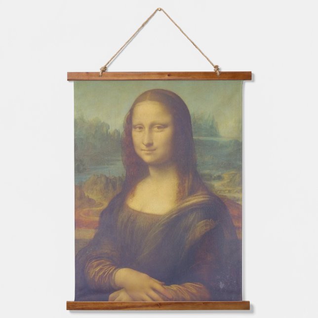 Tapisserie Suspendue Mona Lisa par Leonardo Da Vinci Art (Recto)