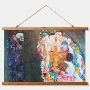 Tapisserie Suspendue Mort et vie, Gustav Klimt