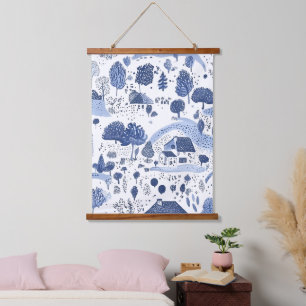 Tapisserie Suspendue Motif de toile de campagne anglaise