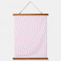 Motif de Turing rose et blanc