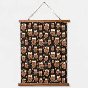 Tapisserie Suspendue motif des hiboux