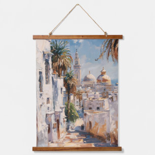 Tapisserie Suspendue Motif impressionniste de Tunis