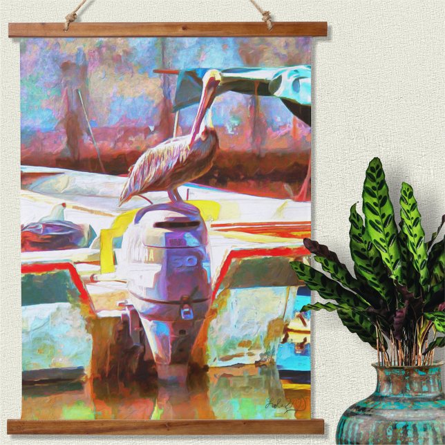 Tapisserie Suspendue Muelle Los Peines Pelican 0463 (Créateur téléchargé)