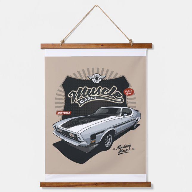 Tapisserie Suspendue Mustang (Recto)