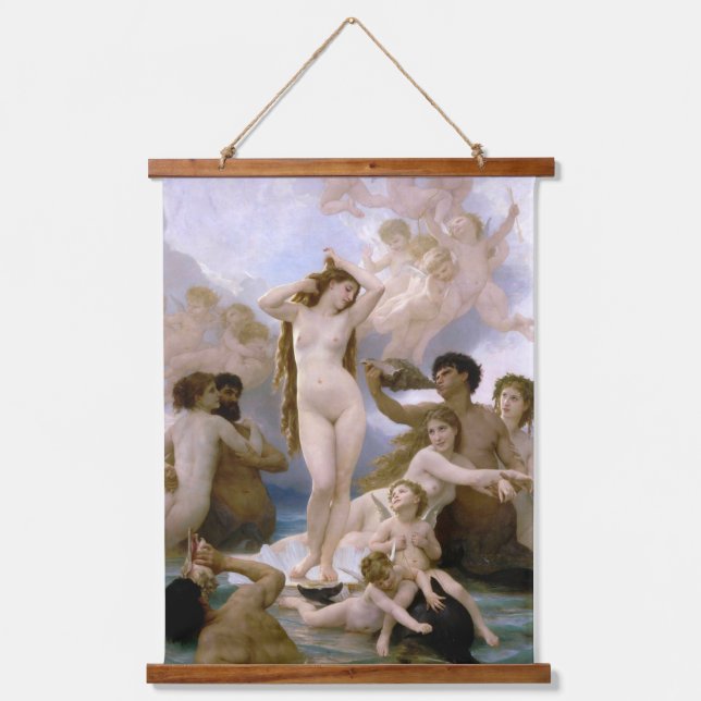 Tapisserie Suspendue Naissance de Vénus par William-Adolphe Bouguereau (Recto)