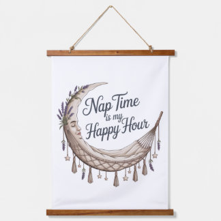 Tapisserie Suspendue Nap Time Is My Happy Hour