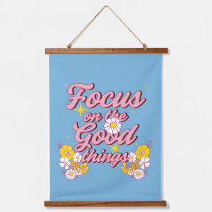 Tapisserie Suspendue Nature Soul Slogan   Focus sur les bonnes choses