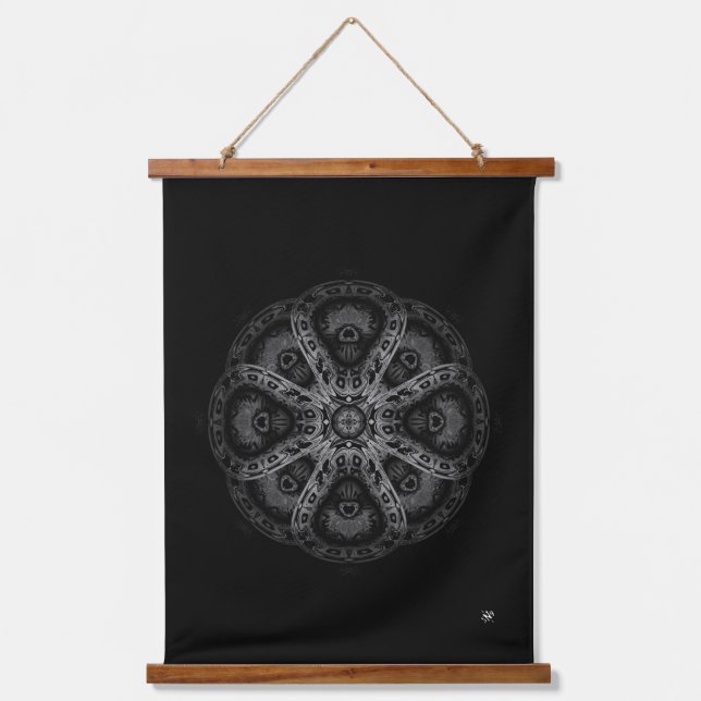 Tapisserie Suspendue Nid alien de 8 bouches - motif (Recto)