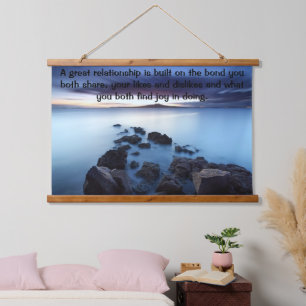Tapisserie Suspendue Ocean Walkway fait de rochers