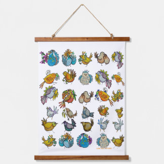 Tapisserie Suspendue Oiseaux & petits oiseaux