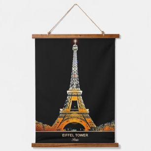 Tapisserie Suspendue Où les rêves touchent le ciel : Tour Eiffel