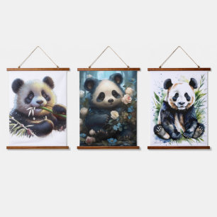 Tapisserie Suspendue Ours de panda adorables