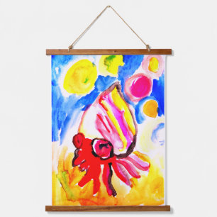 Tapisserie Suspendue pagure aquarelle amusant