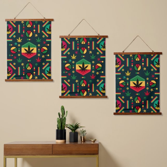 Tapisserie Suspendue Paix mondiale (Asymétrique)