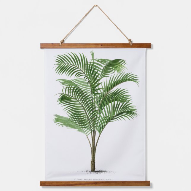 Tapisserie Suspendue Palm Print -Pieter Joseph de Pannemaeker 1832-1904 (Recto)